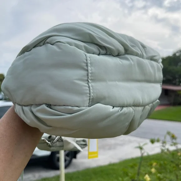 VINCE CAMUTO Washable Nylon Crossbody Bag In Cool Mint - Picture 5 of 12